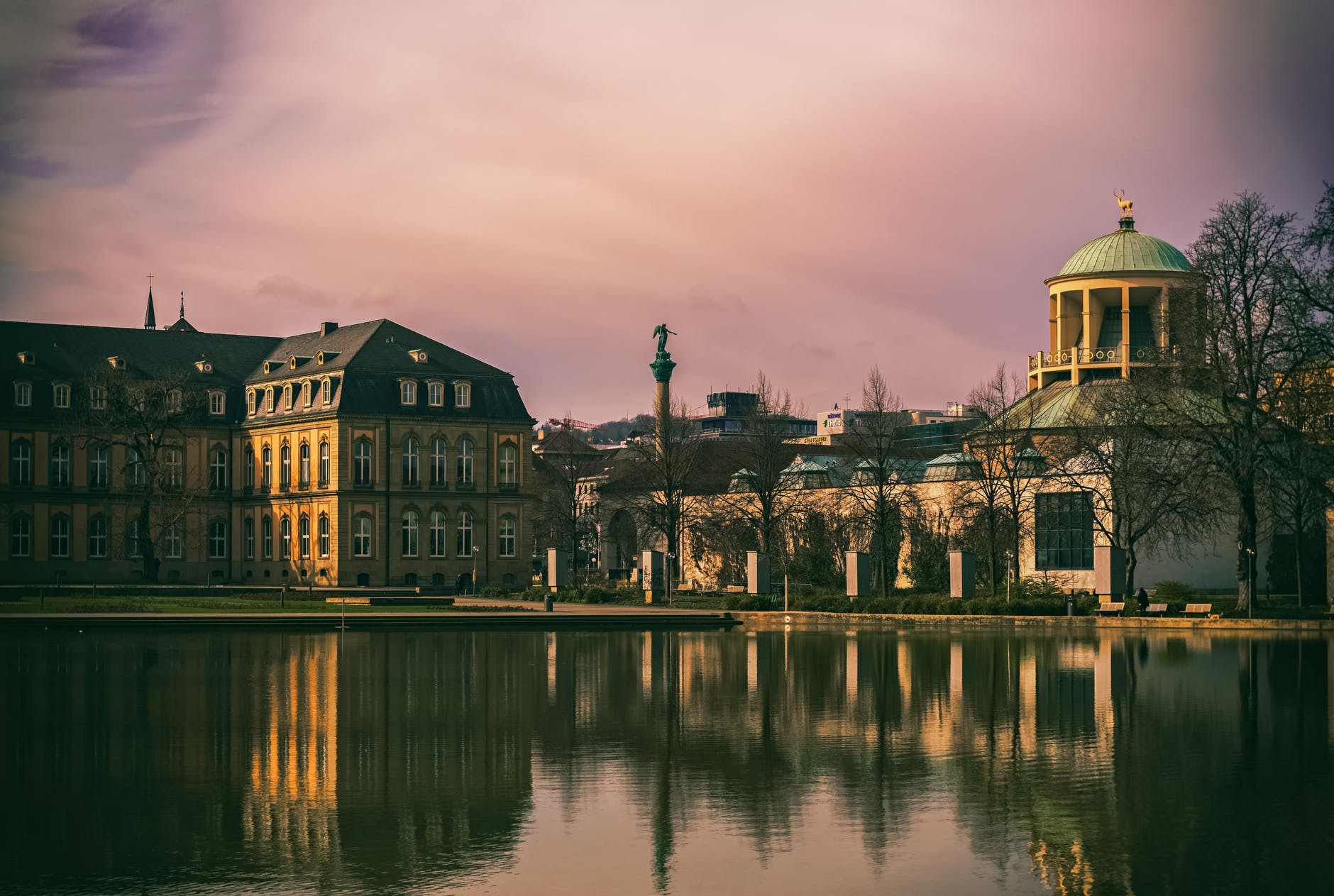 city nature sky sunset